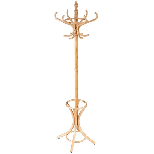 Wood standing hat - coat, rack