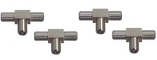 4x F Socket T Splitter Adaptor