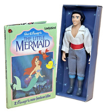 The Little Mermaid Prince Eric Doll Book Ladybird Disney 1st Edition Boxed Gift