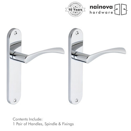 Door handle set - handle, on