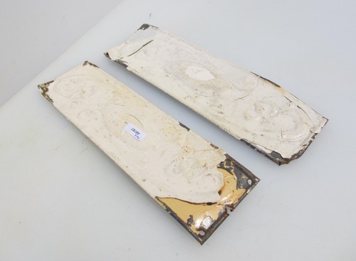 Vintage iron finger plates - vintage,