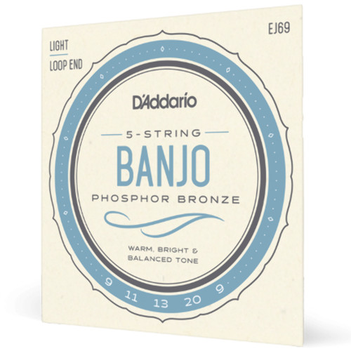 Addario ej69 banjo string - banjo, 5-string