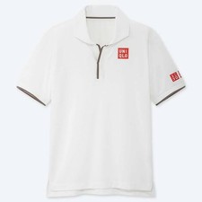 Uniqlo Size Medium Roger Federer Tennis Polo Shirt Wimbledon 2019 used 