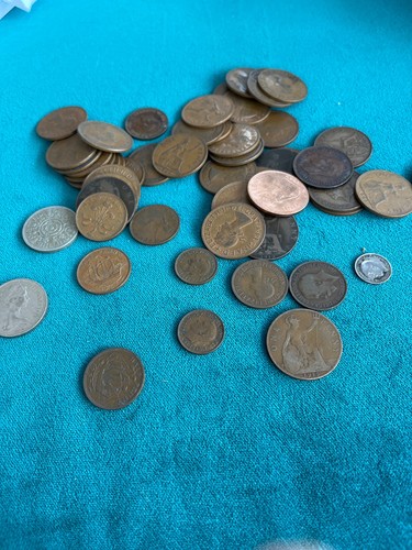Old english pennies - 50, x