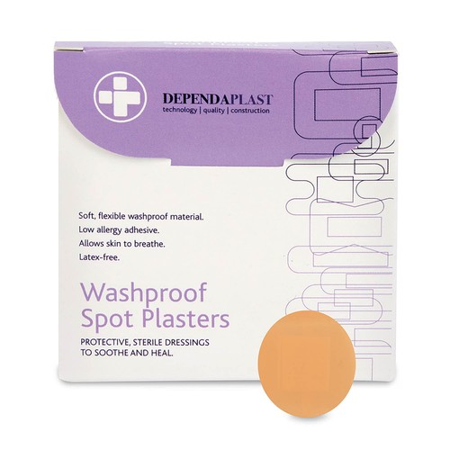 Unperforated washproof spot - washproof,