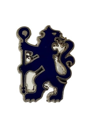 Chelsea lion blue pin - chelsea,