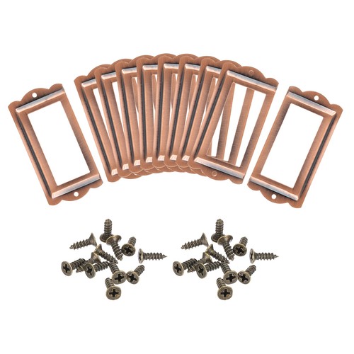 Metal label holders 85x40mm - metal,