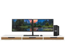 Dell Dual 20" Monitor SFF PC Setup - i5 6th Gen 16GB RAM 512GB SSD - Win11 Pro