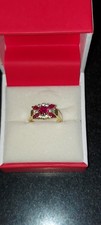 18ct Gold Ruby And Diamond