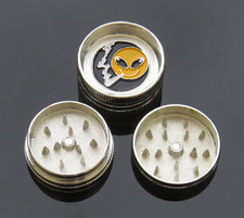 Small Silver Herb Grinder 2