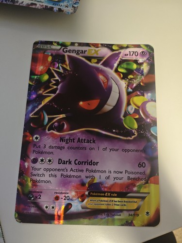 Pokémon tcg gengar - tcg, 34/119