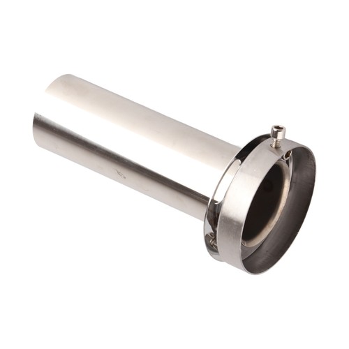Adjustable 85mm round exhaust - adjustable,