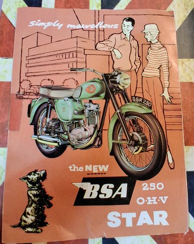 Bsa 1958 launch brochure - brochure, of