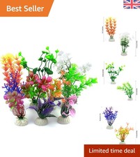 Create a Beautiful Underwater Oasis with 10 Pcs Soft Plastic Aquarium Plants
