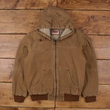 Vintage Levi's Workwear Jacket S Active Sherpa Lined Beige