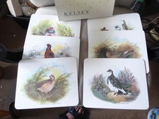 Kelsey set 6 bird placemats