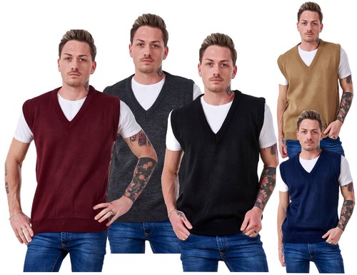 Men plain knitted neck - plain,
