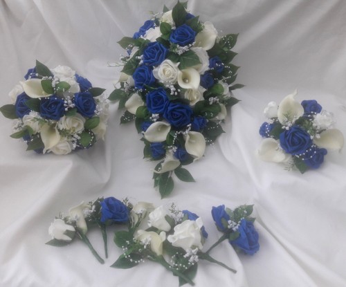 Wedding bouquet royal - bouquet, blue