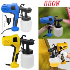550W Electric Paint Sprayer Handheld Spray Gun Wall Ceilings Fence Decking 800ML
