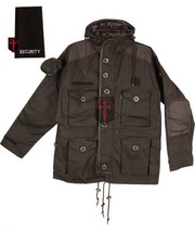Security military SAS (Smock Parker combat tactical) black assault hood jacket