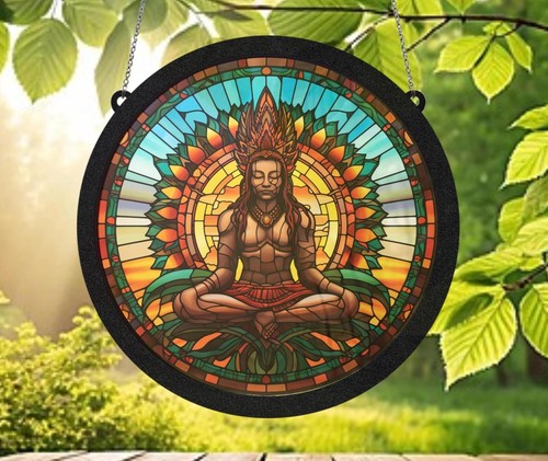 Stained glass style - style, meditation