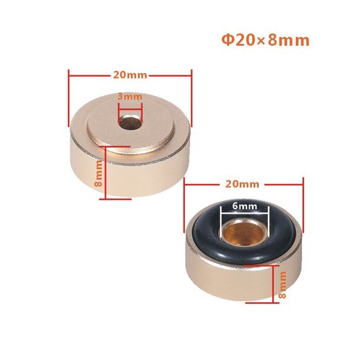 4pcs hifi gold - 4pcs, gold/silver/black