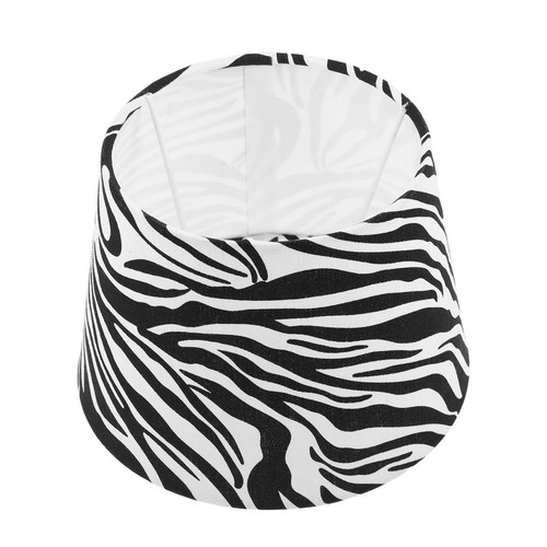 Zebra print table - table, lamp