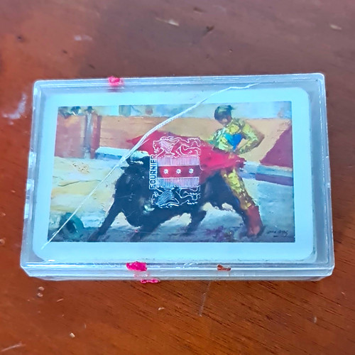 Spanish bull fighter deck - spanish,