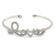 Delicate Clear Crystal 'Love'