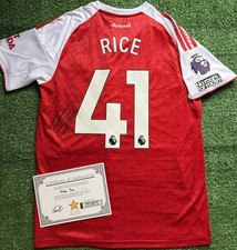 Declan Rice Hand Signed 25/26