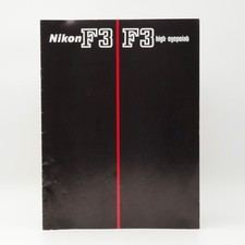 Nikon F3 HP High-Eyepoint A4 Brochure Marketing Material