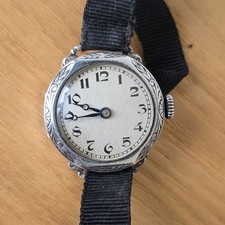 Vintage silver ladies trench