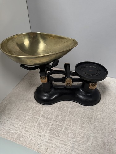 Vintage cast iron balance - iron,