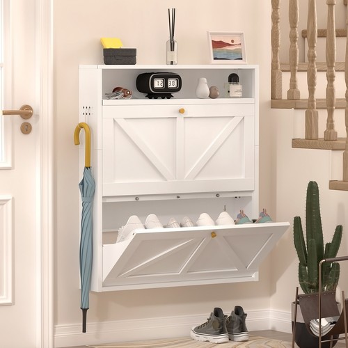 Shoe cabinet with flip - shoe, 2