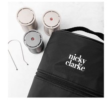 Nicky Clarke Heated Travel Rollers 12 Pieces New Boxed 25mm Rollers Curlers