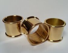 3 x Mixed BEADED BRASS COLLARS