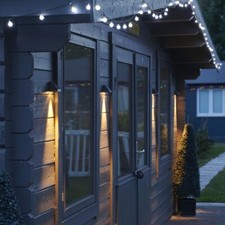 Auraglow Solar Fence, Wall & Post Lights – Waterproof Garden & Outdoor Downlight