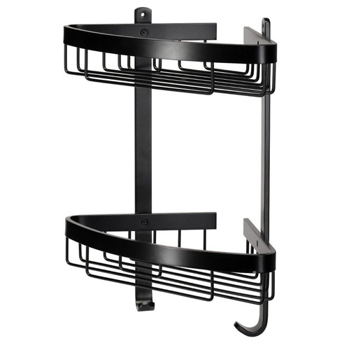 Croydex black corner shower - croydex,