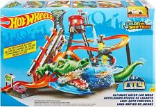 Hot Wheels Ultimate Gator Car Wash elevator, crazy track Whirlpool Color Shifter