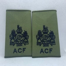 Cadet ACF OD Green Rank Slides