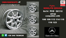 4 Minilite Wheels for 14 inch