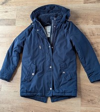 M&S Girls' Navy Blue Coat Ages