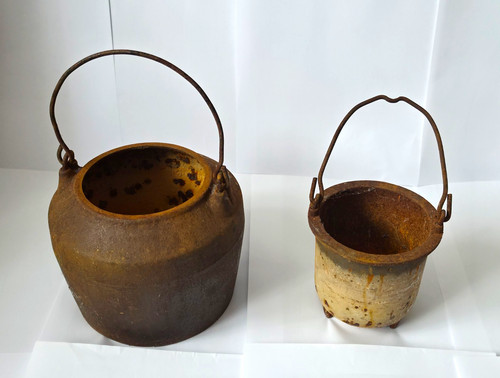 Antique cast iron double - antique, glue