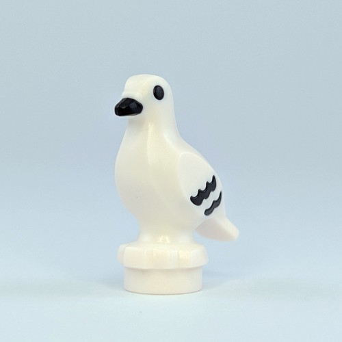 White lego pigeon - lego, seed