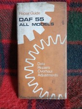 DAF 55 All Models Repair Guide Data Repairs Overhaul Adjustments Electrical