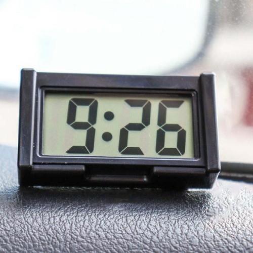 Small digital clock large - small,