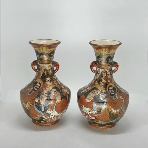 Pair antique japanese meiji - pair,