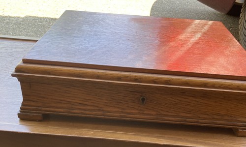Vintage oak cutlery - cutlery, canteen
