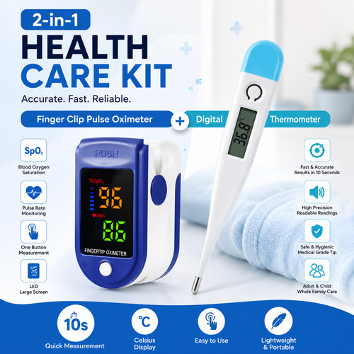 Medical portable finger - finger, pulse