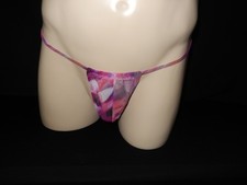 4 Pack of  Men's  Small  Tan Thru  Micro Adjustable Bikinis